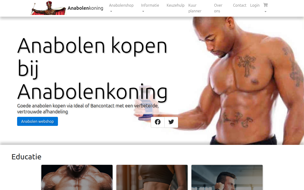 Screenshot van Anabolen-koning