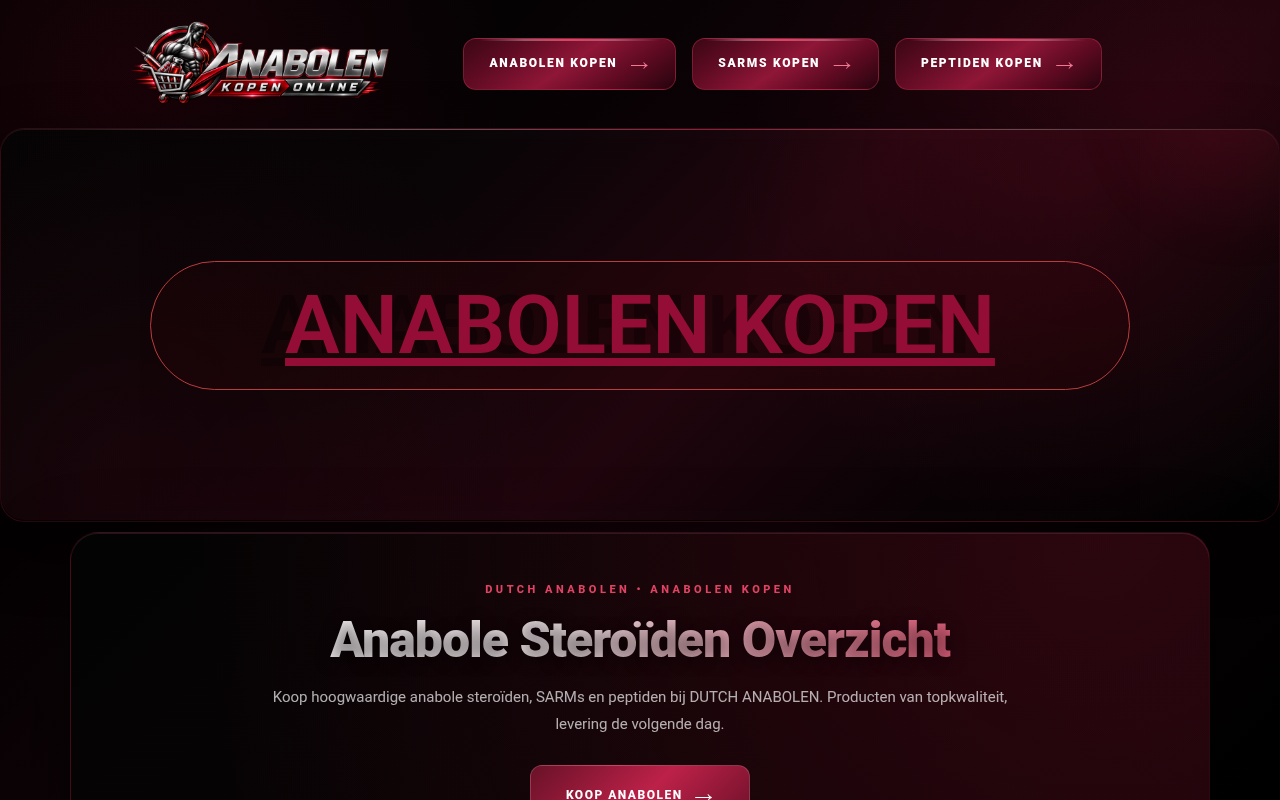 Screenshot van anabolenkopenonline.nl