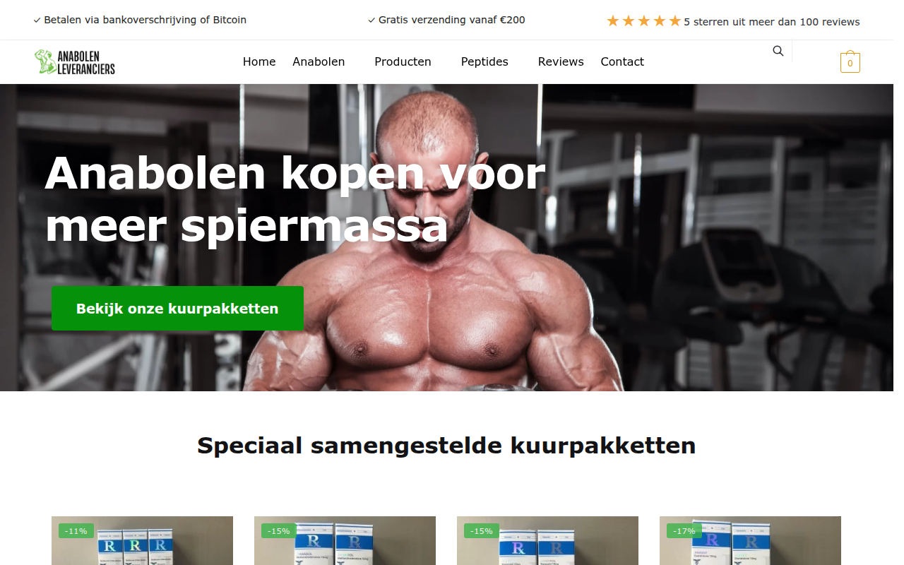 Screenshot van anabolenleveranciers.com