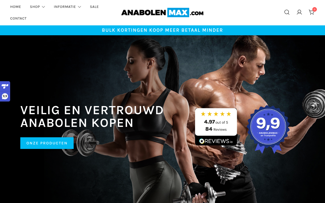 Screenshot van anabolenmax.com