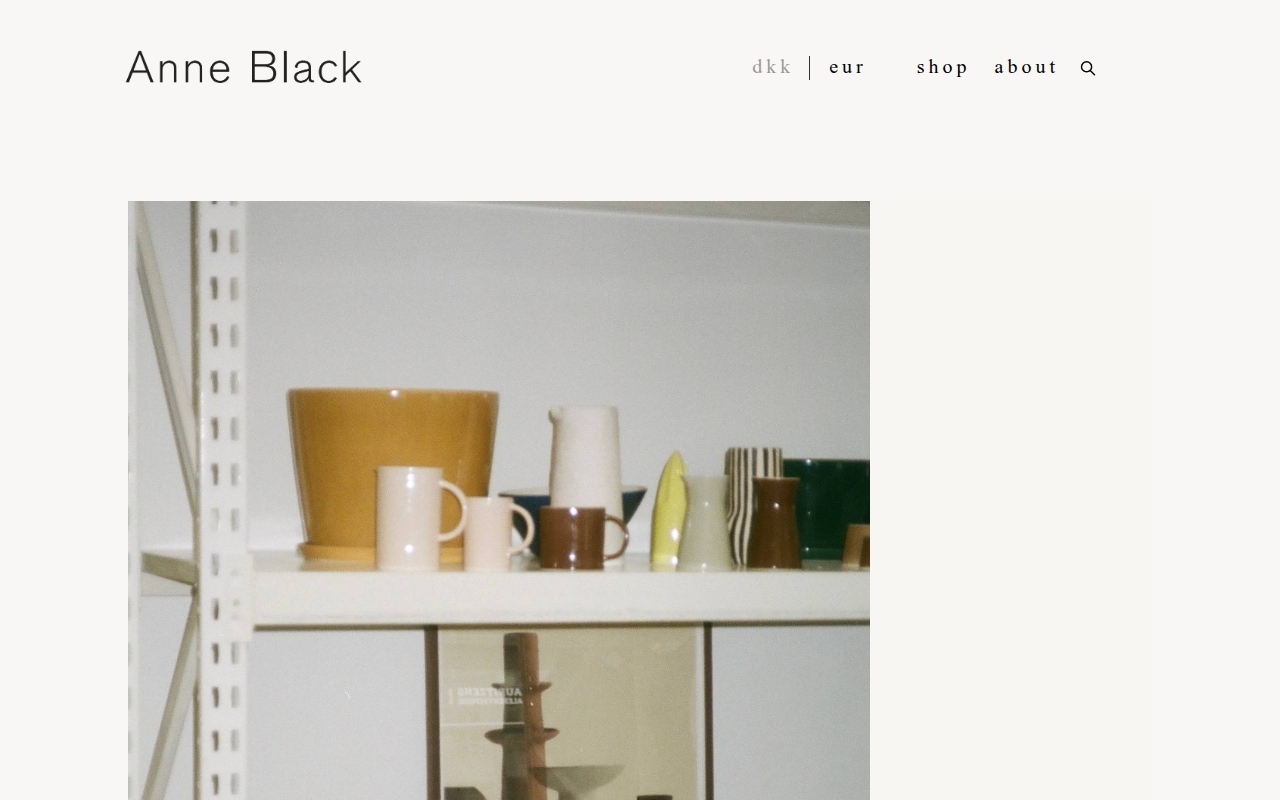 Screenshot van anneblack.com
