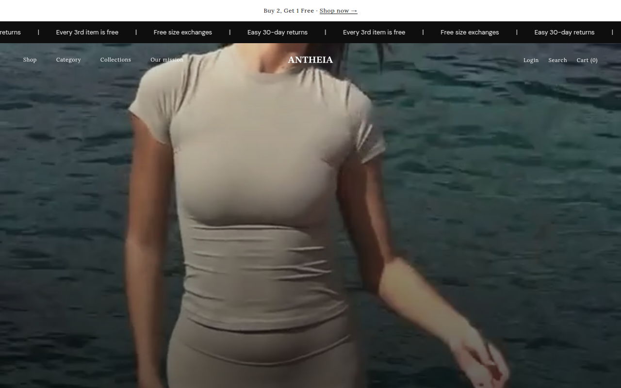 Screenshot van antheiafit.com