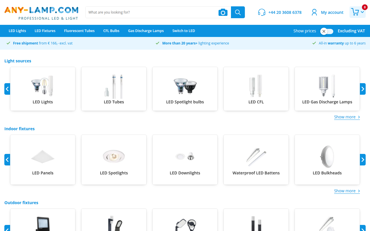Screenshot van any-lamp.com