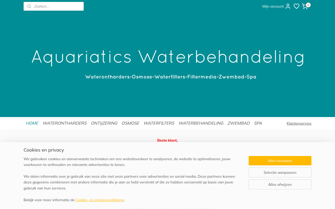 Screenshot van Aquariatics