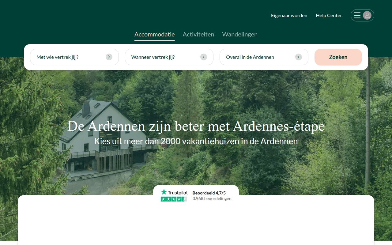 Screenshot van ardennes-etape.nl