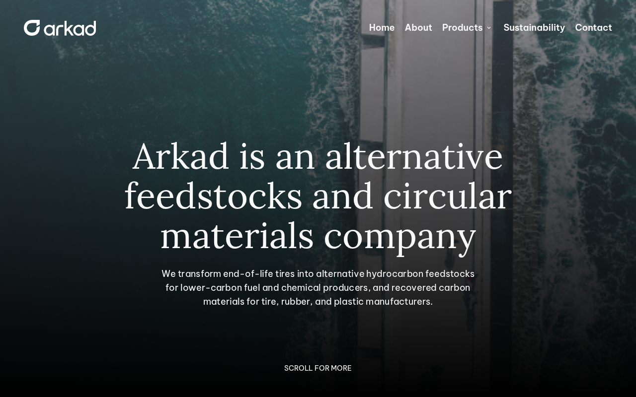 Screenshot van arkad.co