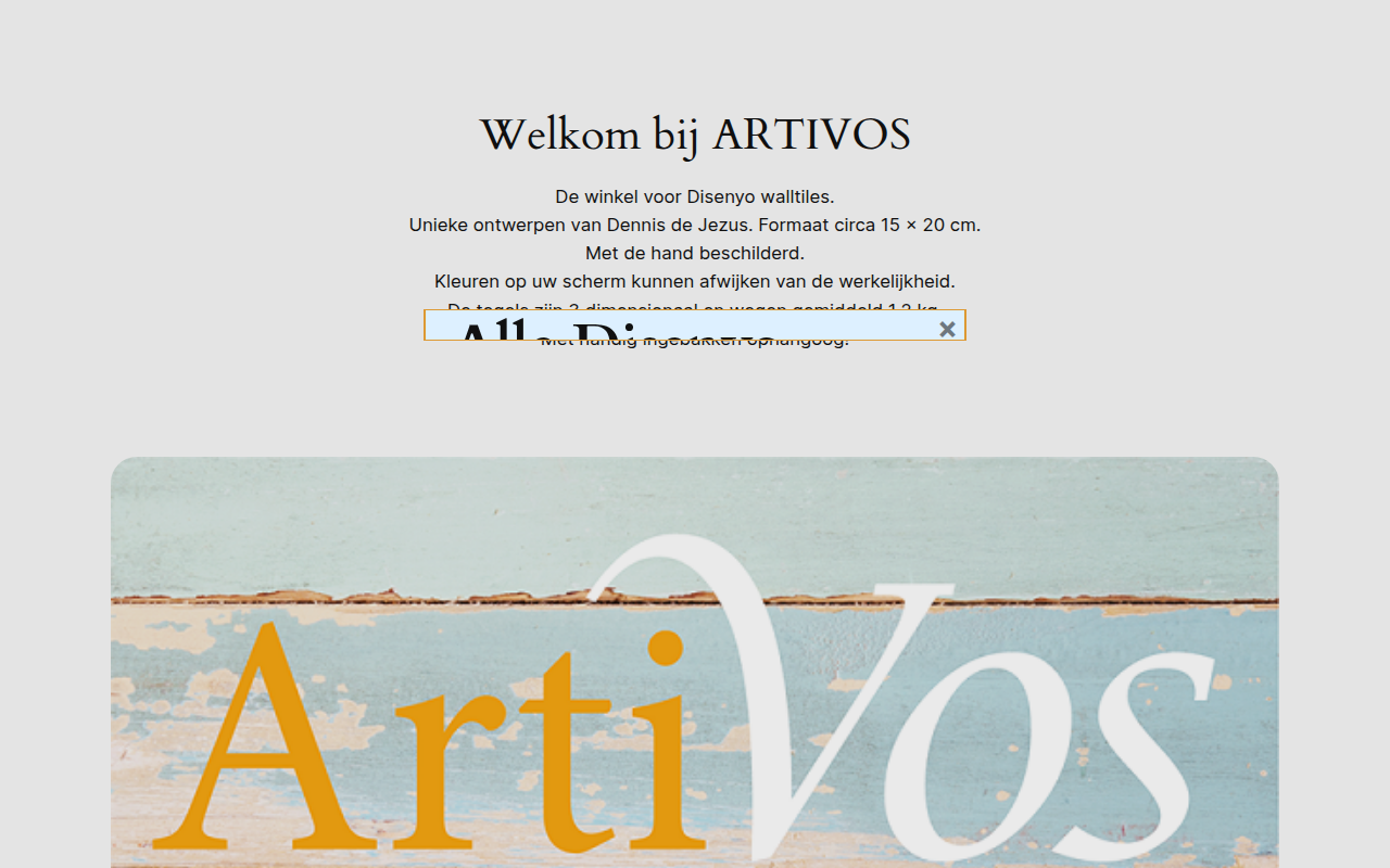 Screenshot van Artivos