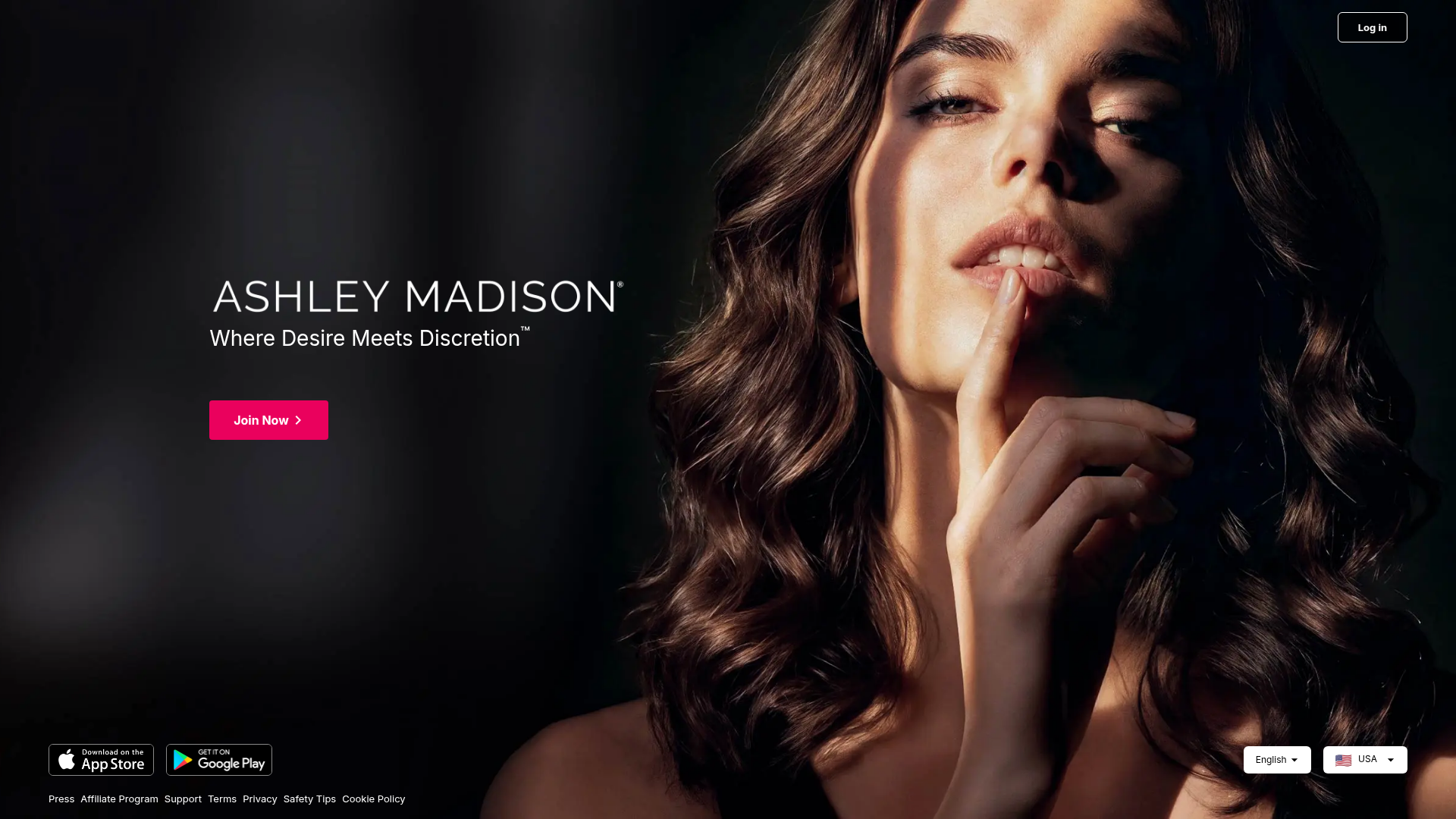 Screenshot van ashleyrnadison.com