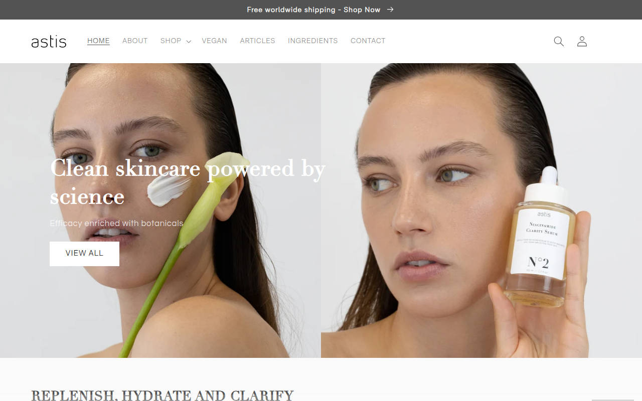 Screenshot van astisvitality.com