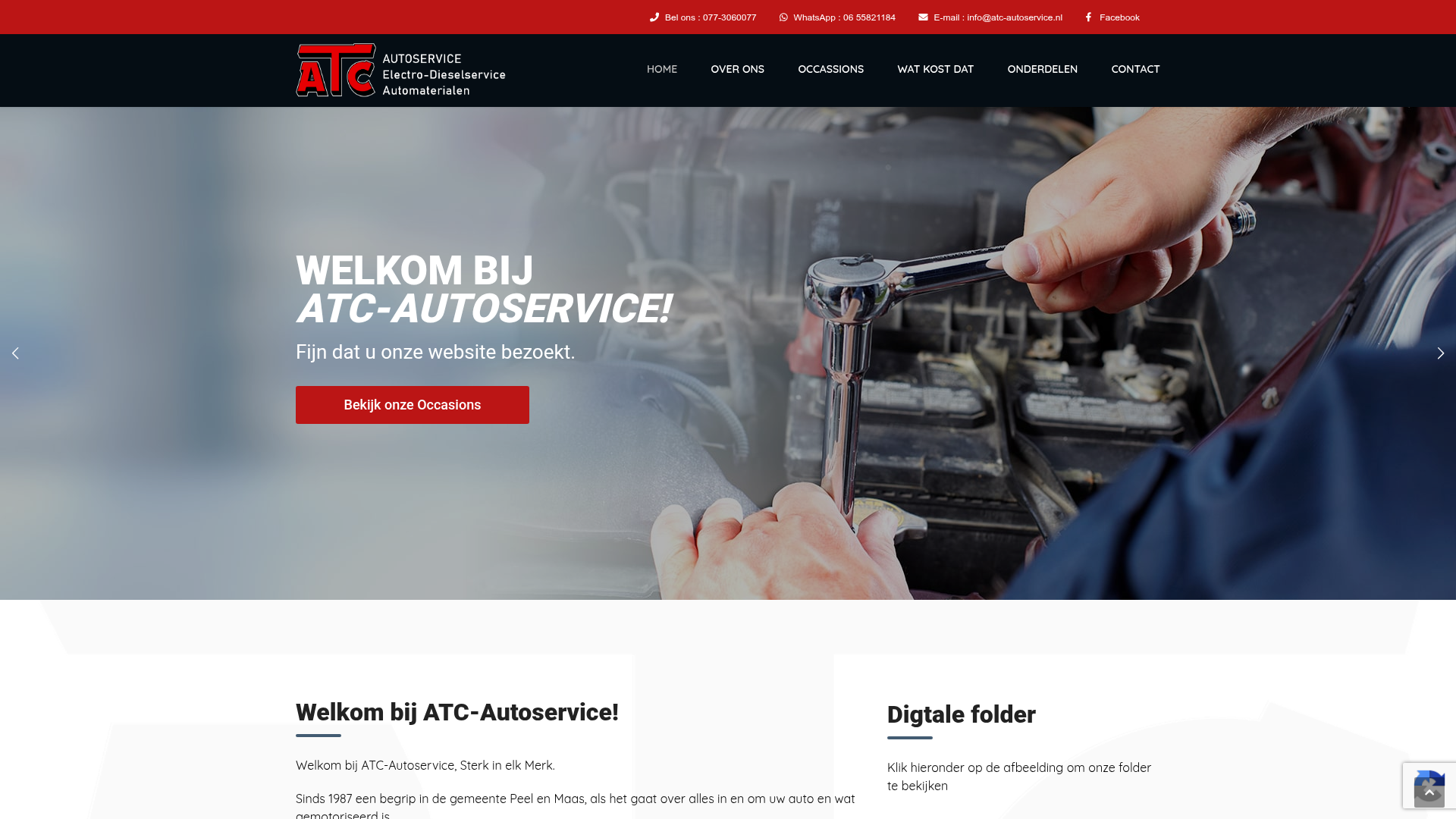 Screenshot van atc-autoservice.nl
