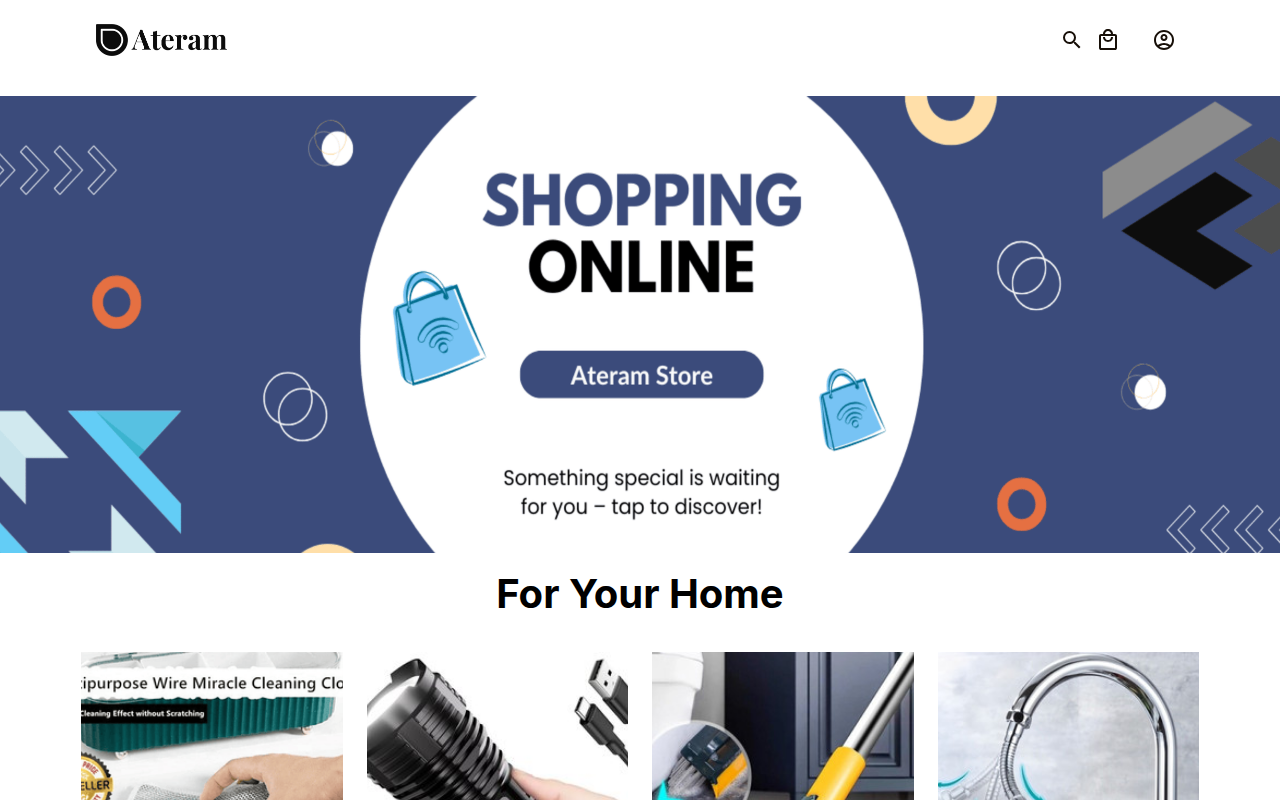 Screenshot van ateram.com