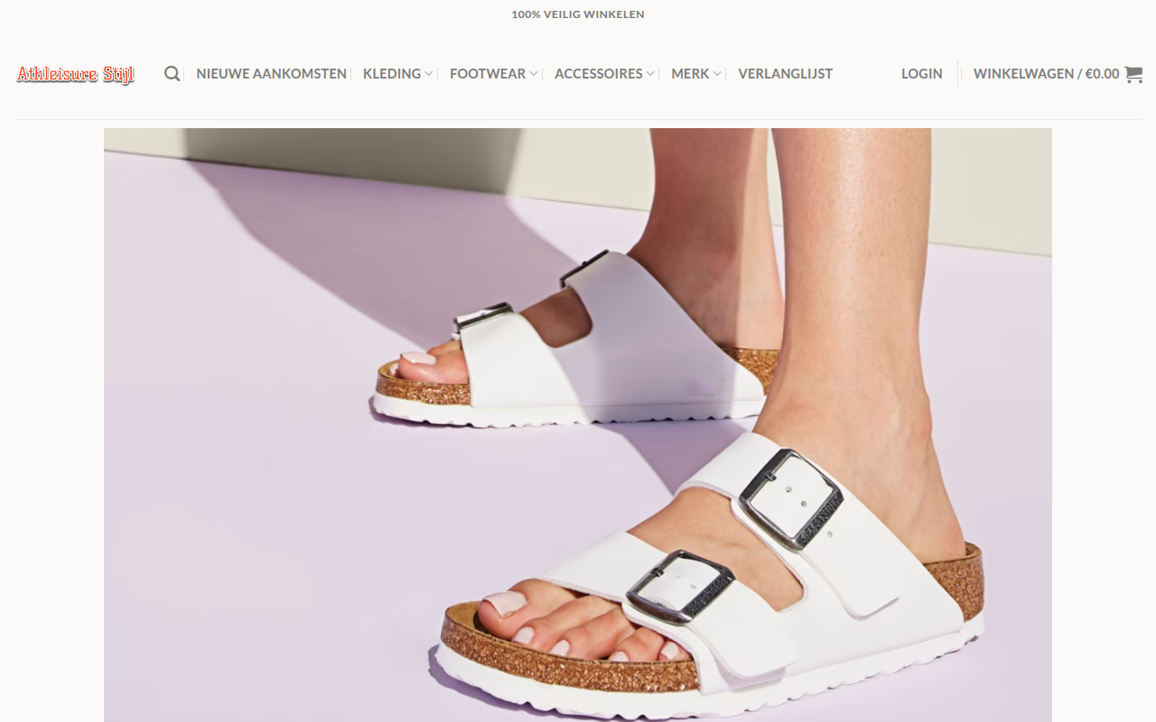 Screenshot van athleisurestijl.com