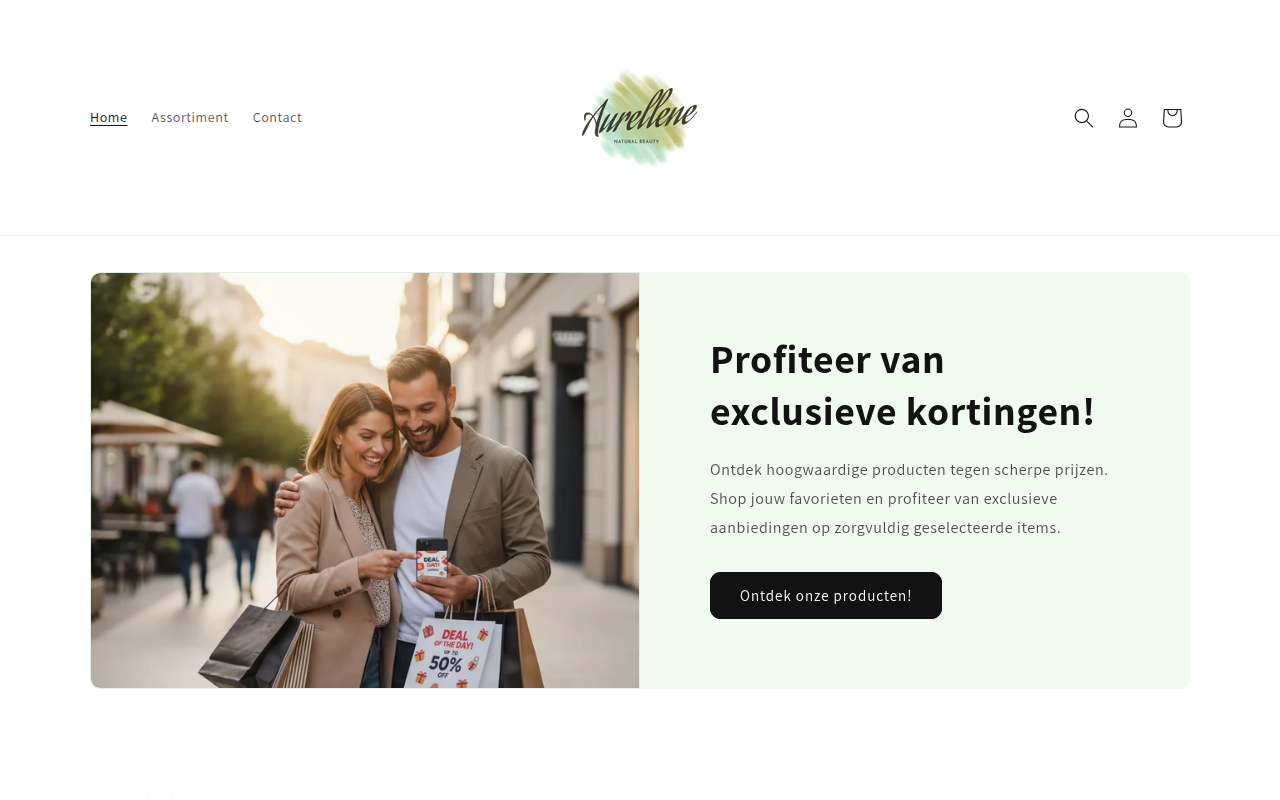 Screenshot van aurellene.com