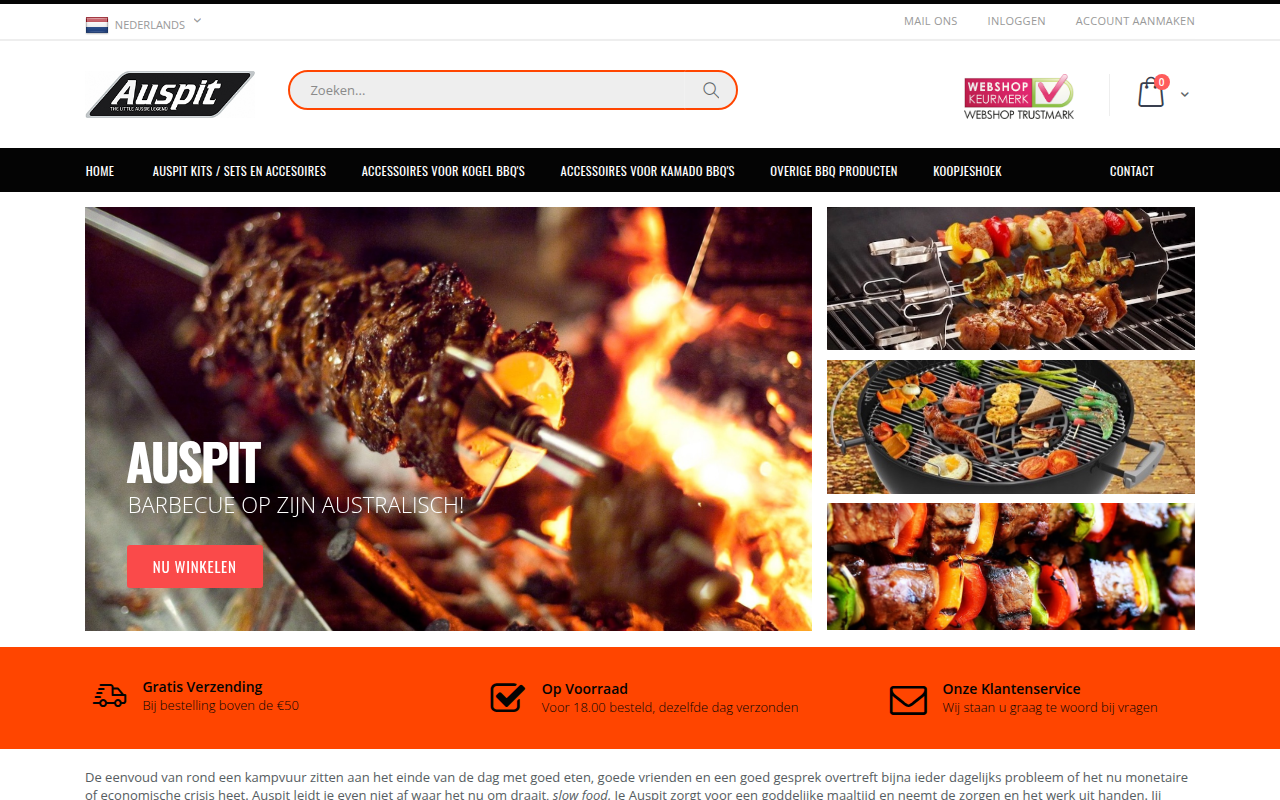 Screenshot van auspiteurope.com