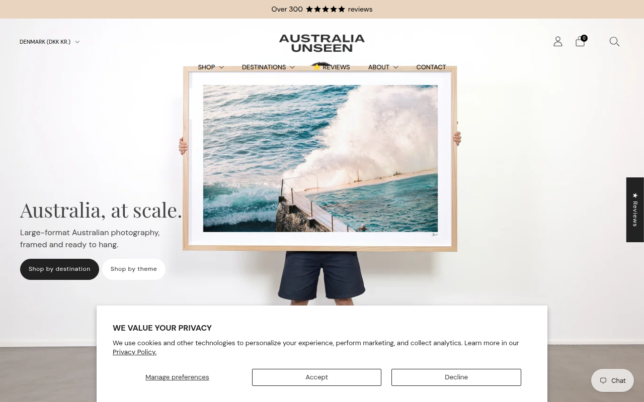 Screenshot van australiaunseen.com