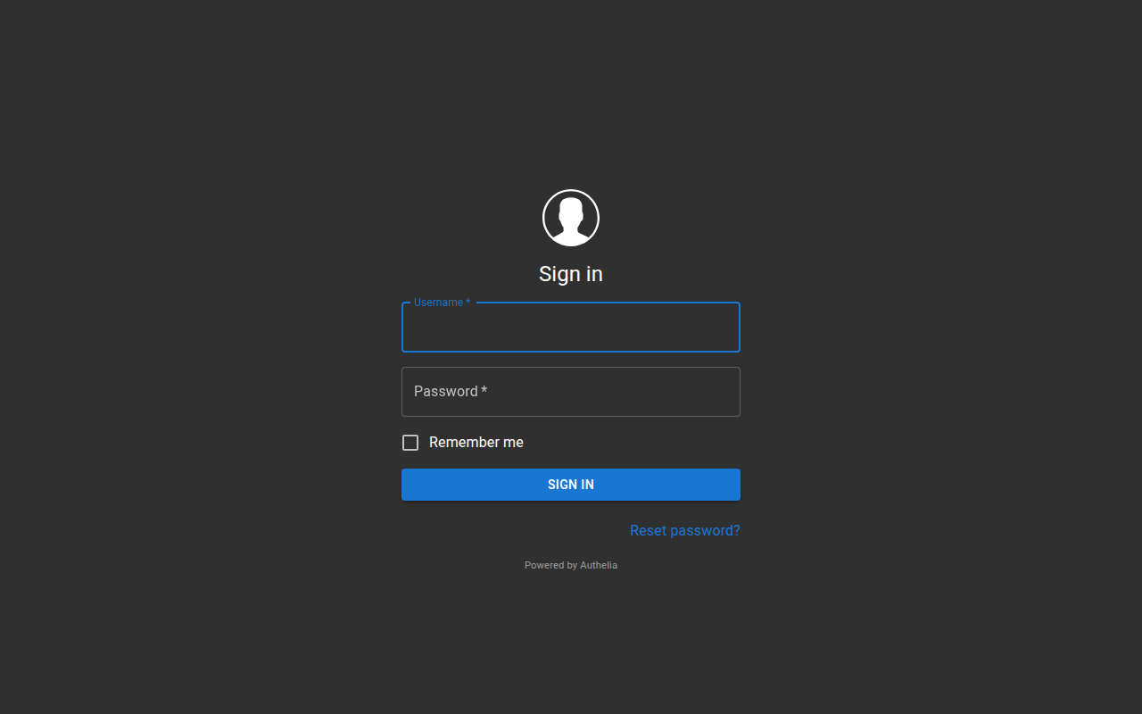 Screenshot van auth.deroo.it