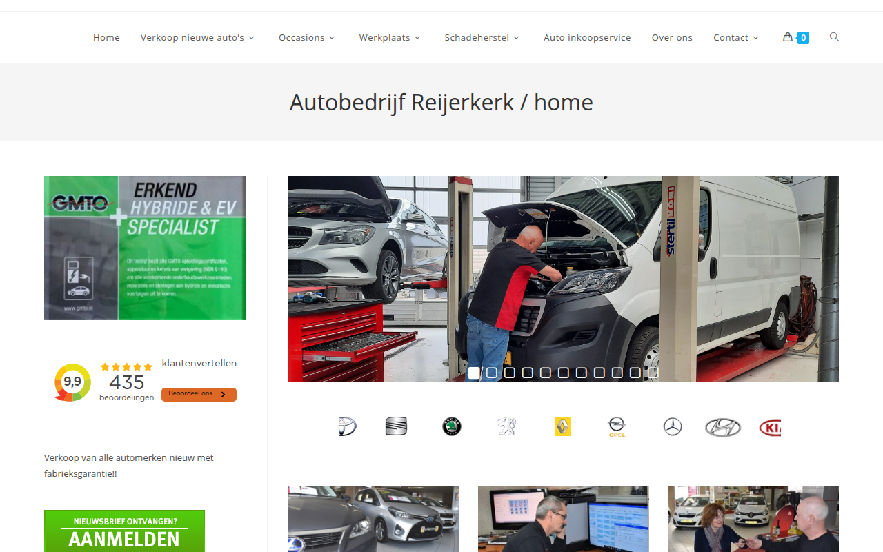 Screenshot van autobedrijf-reijerkerk.nl