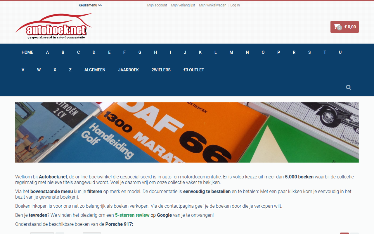 Screenshot van autoboek.net