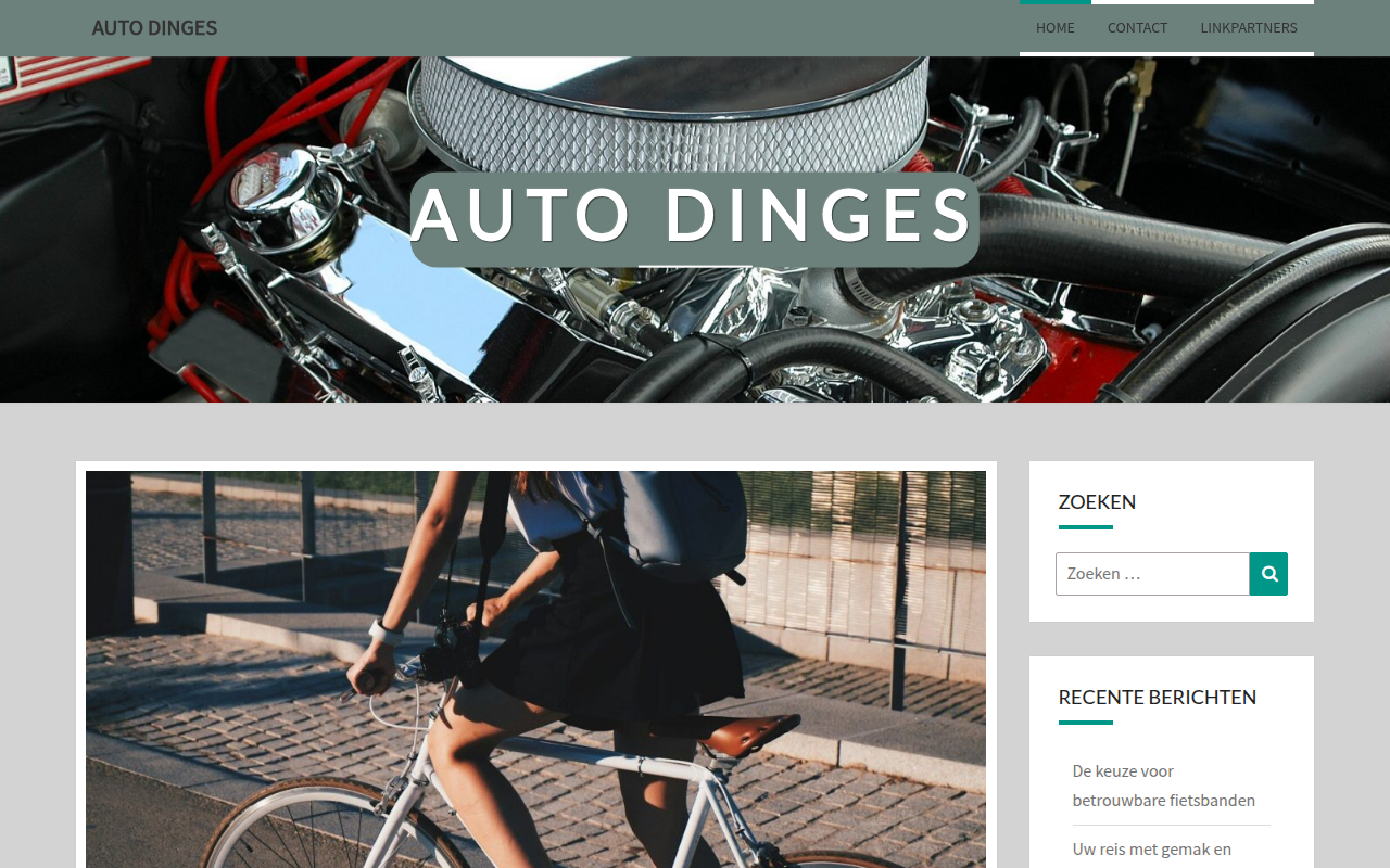 Screenshot van autodinges.nl