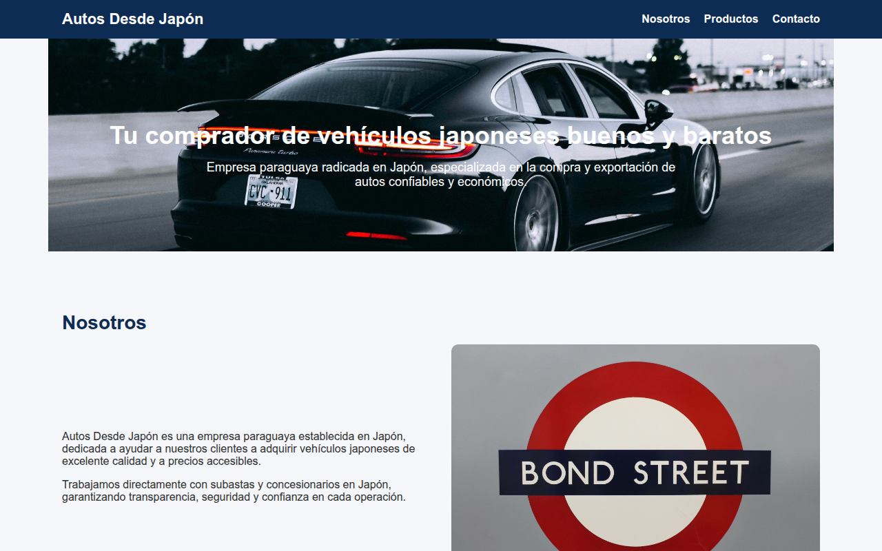 Screenshot van autosdesdejapon.com