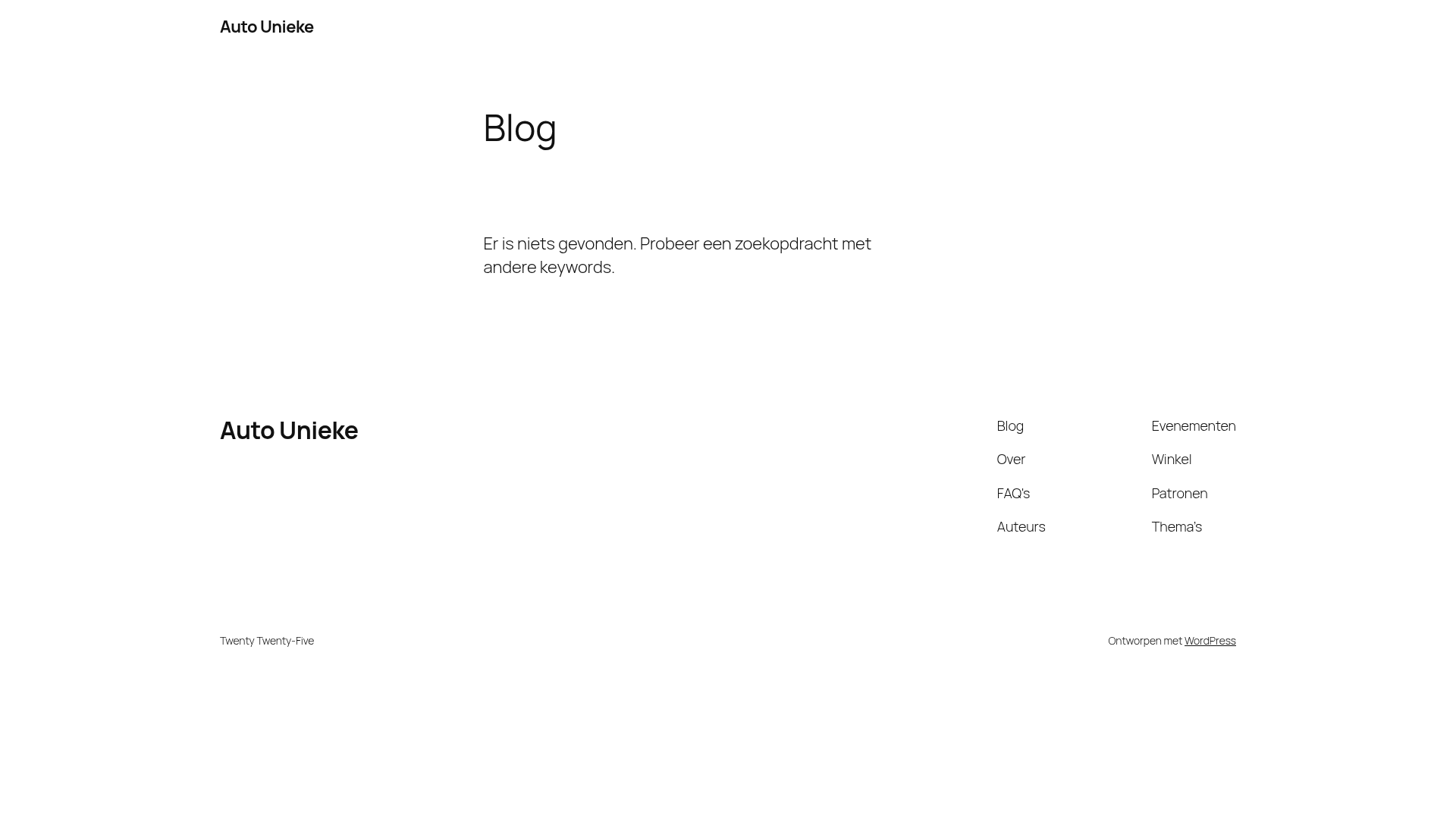 Screenshot van autounieke.be