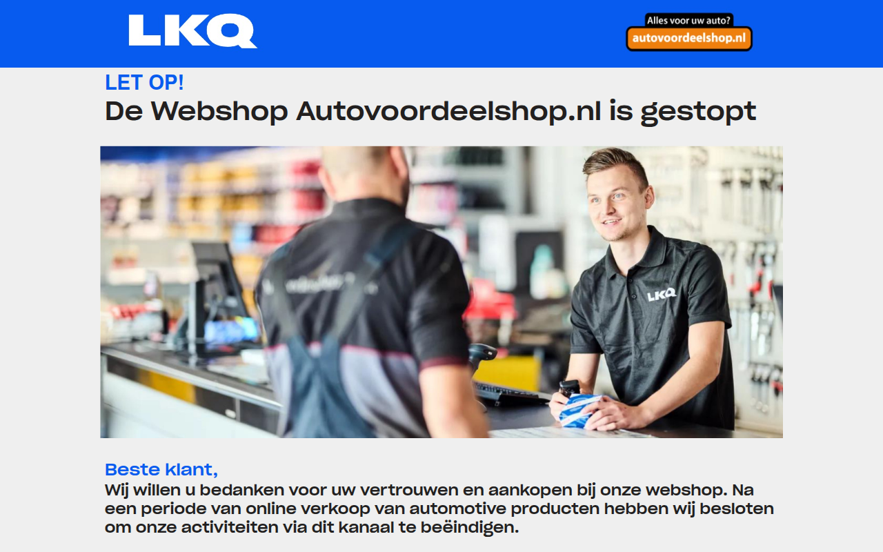 Screenshot van autovoordeelshop.nl