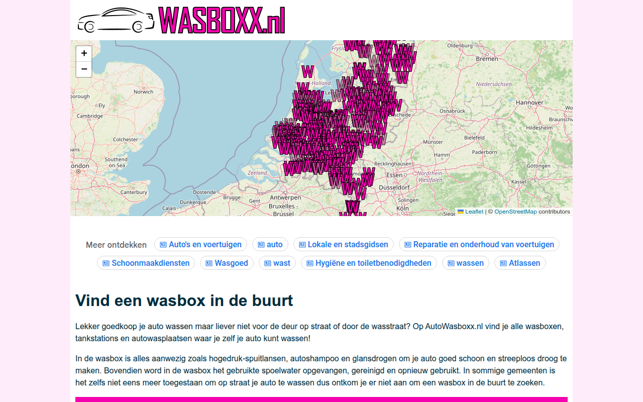 Screenshot van autowasboxx.nl