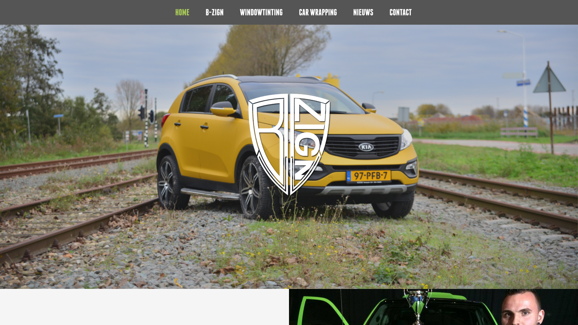 Screenshot van autowrap.nl