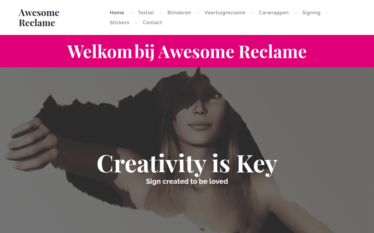 Screenshot van Awesomereclame