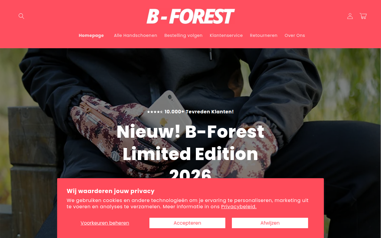 Screenshot van B-forest
