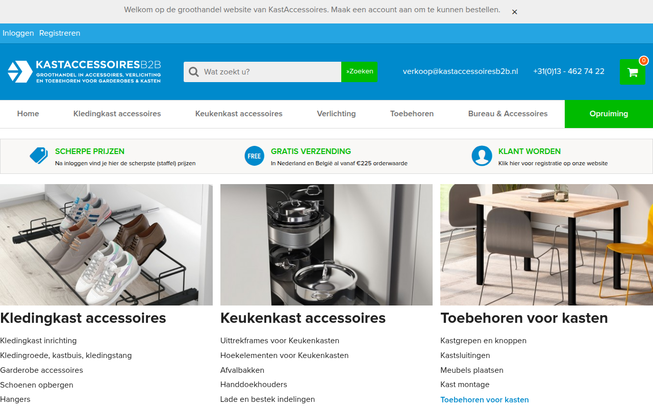 Screenshot van b2b.kastaccessoires.nl