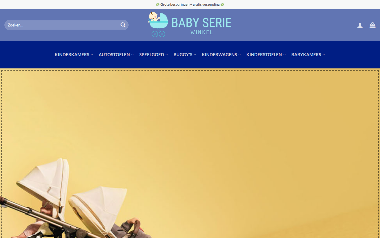 Screenshot van babylandnl.com