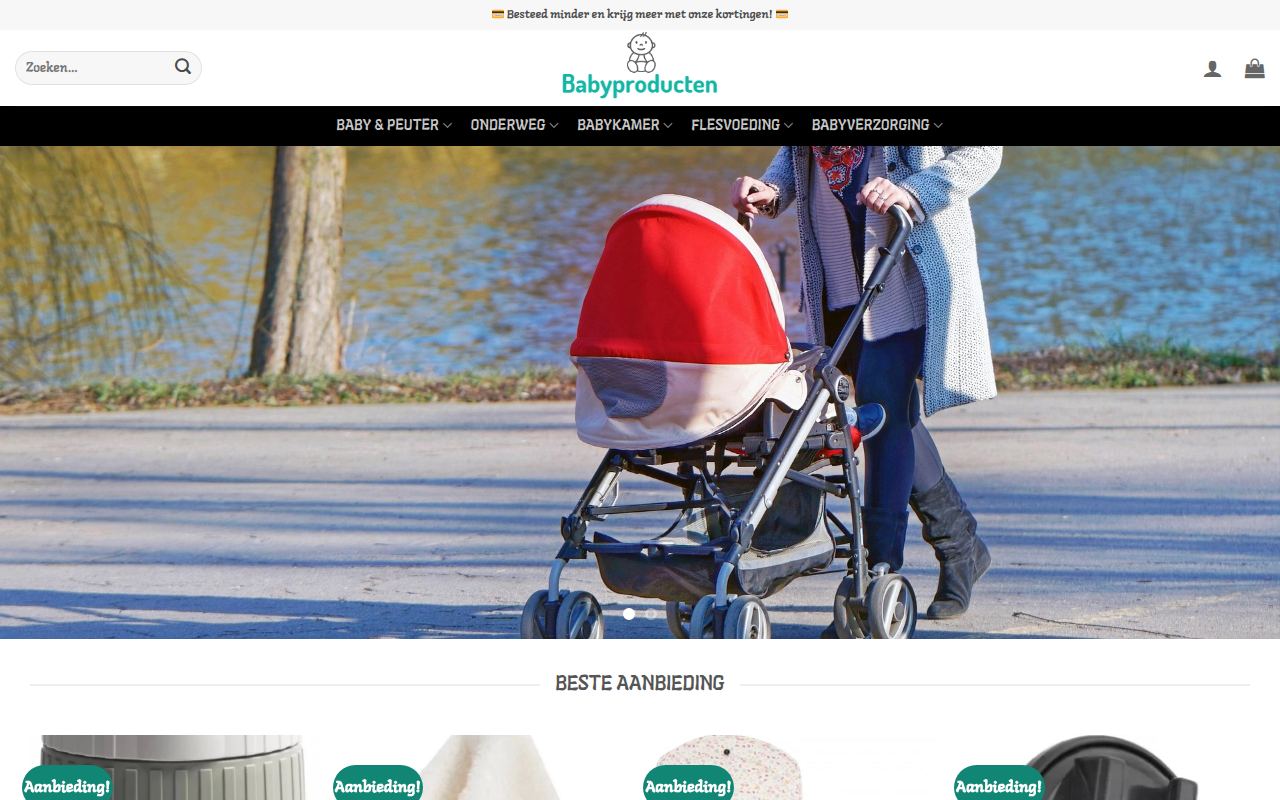 Screenshot van babyproductenwinkel.com