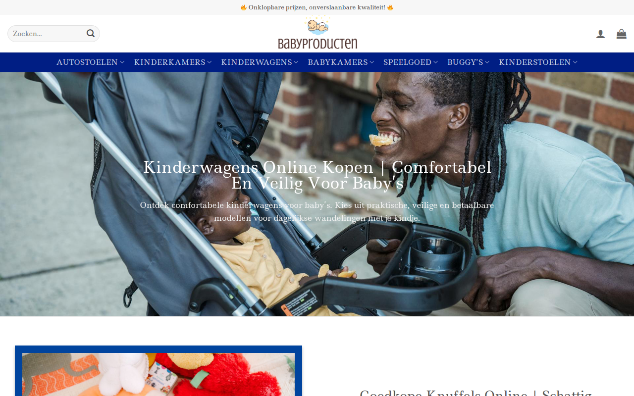 Screenshot van babysgoedkoop.com
