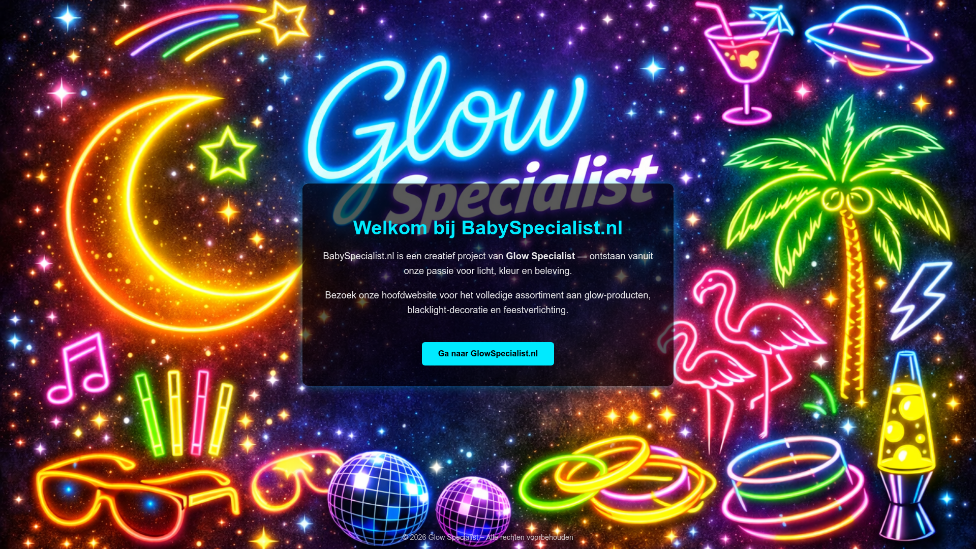 Screenshot van babyspecialist.nl