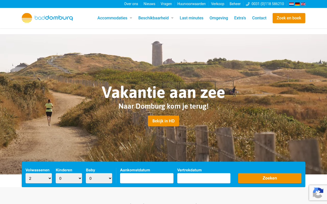 Screenshot van baddomburg.com