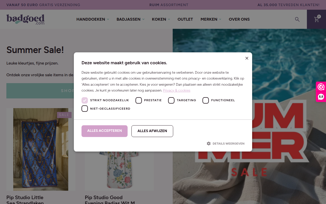 Screenshot van Badgoed