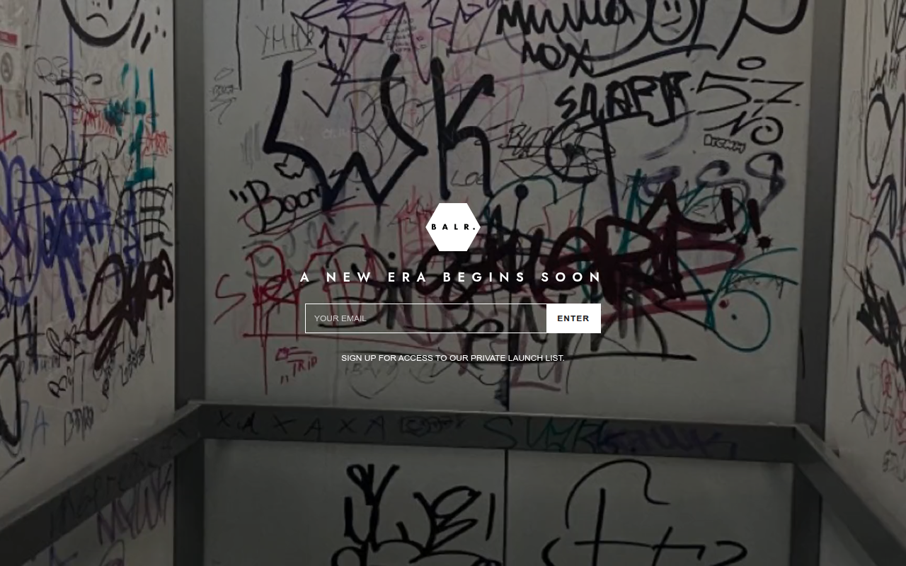 Screenshot van balr.com
