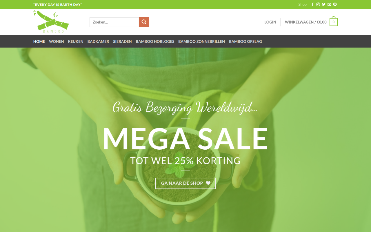 Screenshot van bamboowebshop.nl
