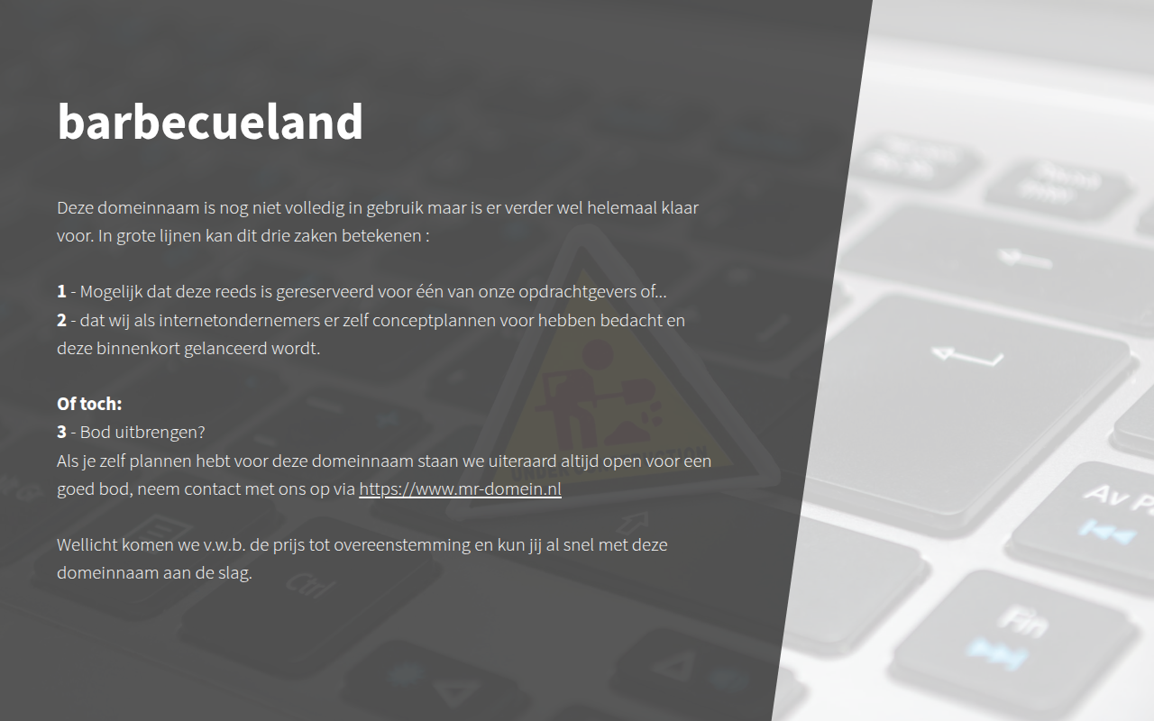 Screenshot van barbecueland.nl