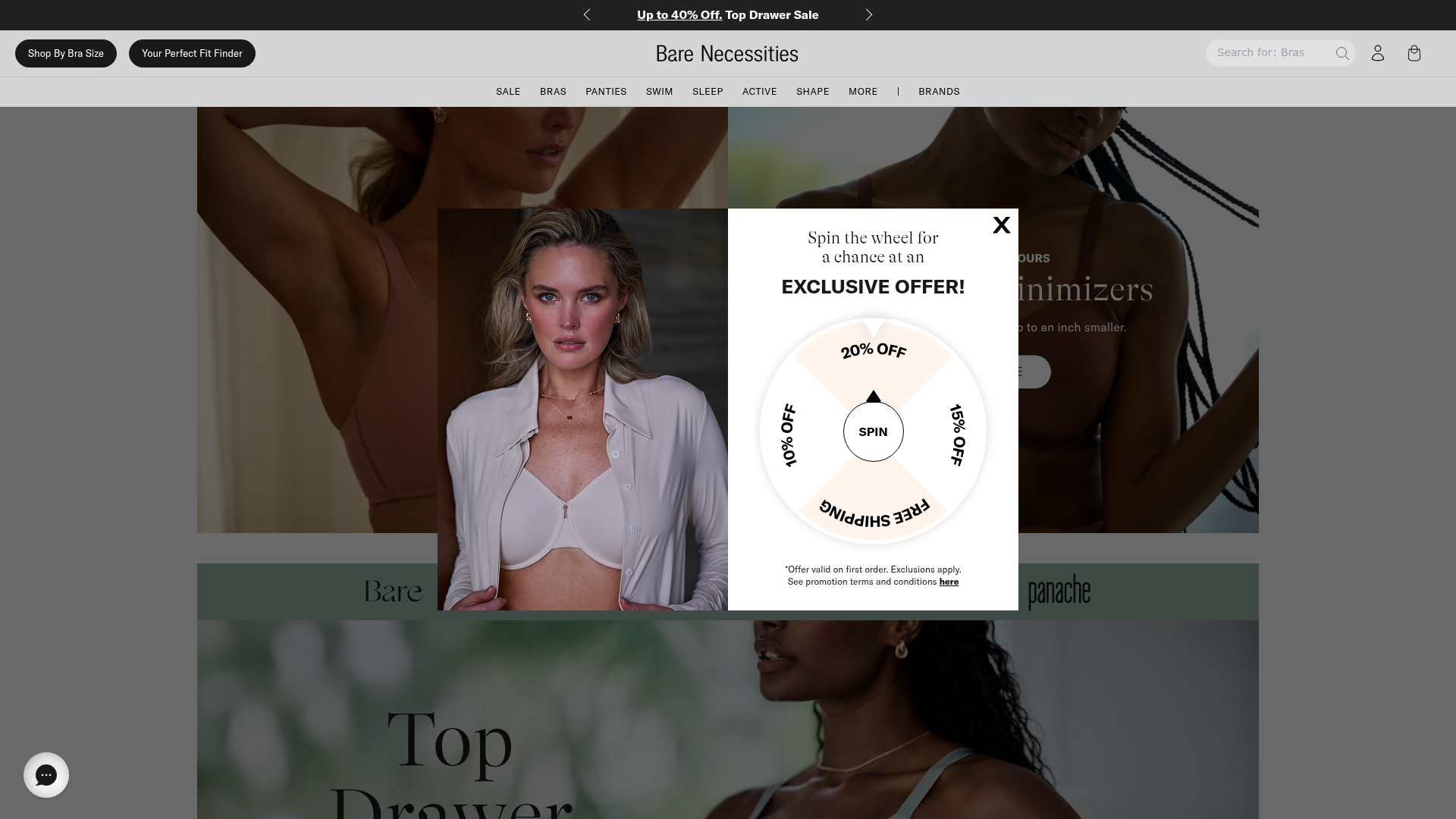 Screenshot van BareNecessities