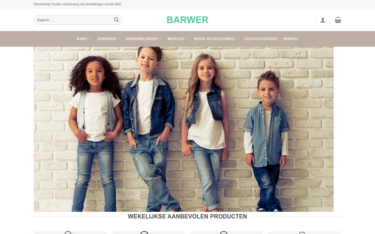 Screenshot van barwer.shop