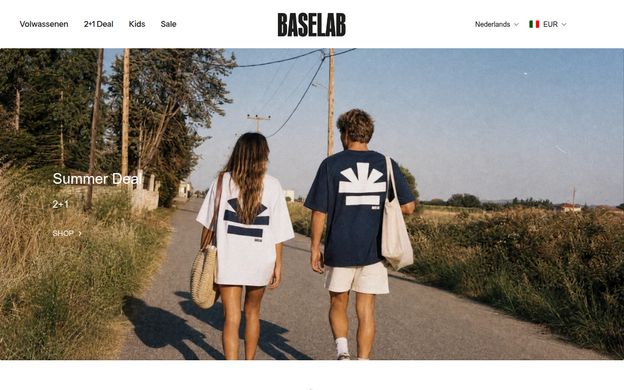 Screenshot van baselabdailywear.com