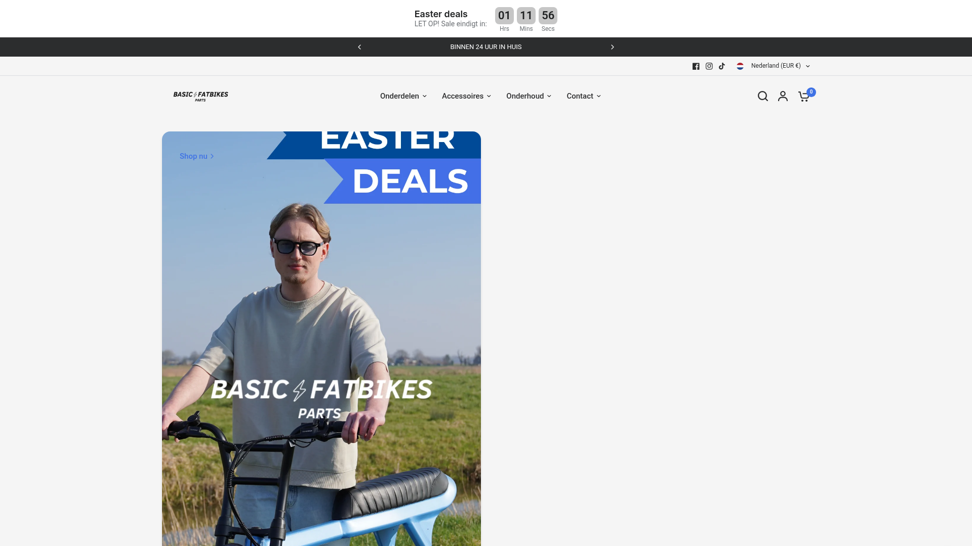 Screenshot van basicfatbikesparts.nl