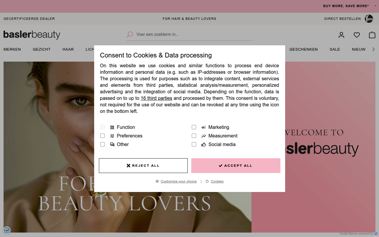 Screenshot van baslerbeauty GmbH & Co. KG