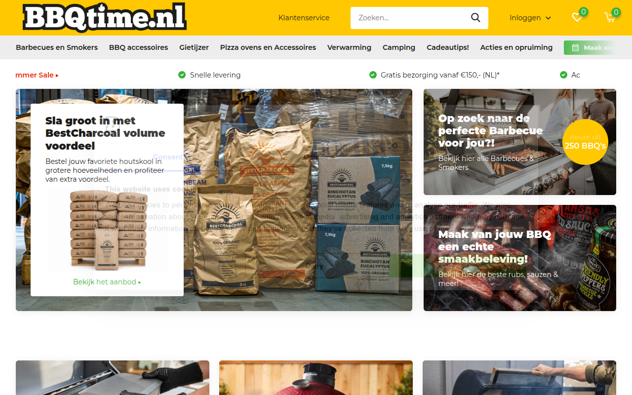 Screenshot van bbqtime.nl