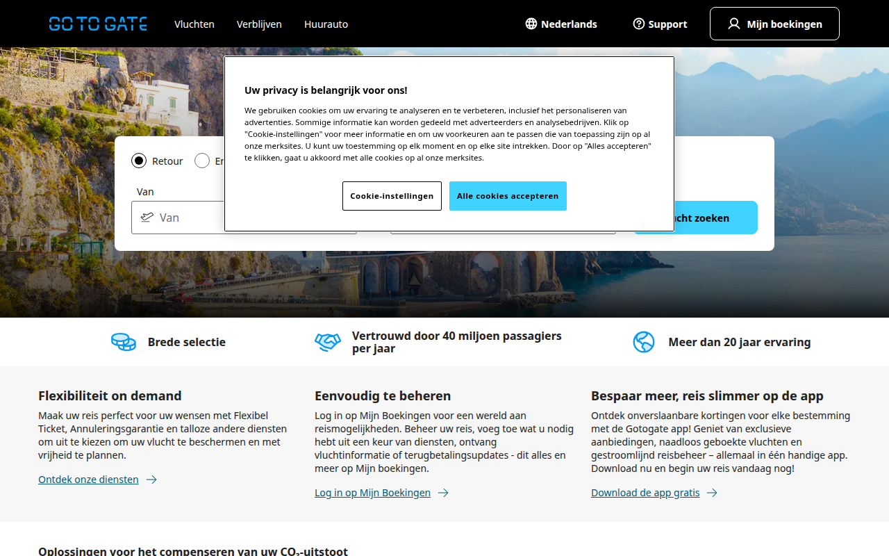 Screenshot van be.gotogate.com