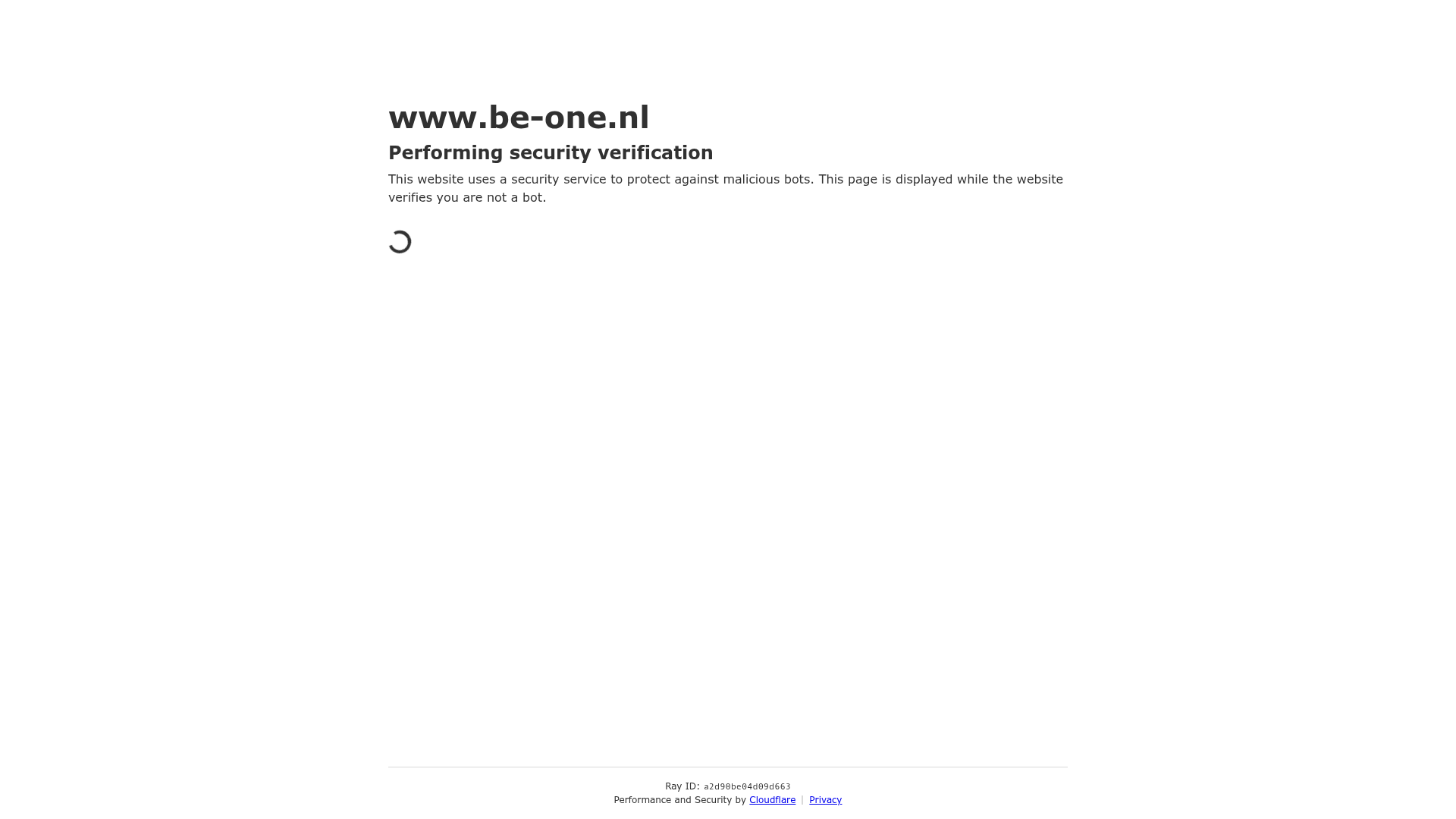 Screenshot van be-one.nl