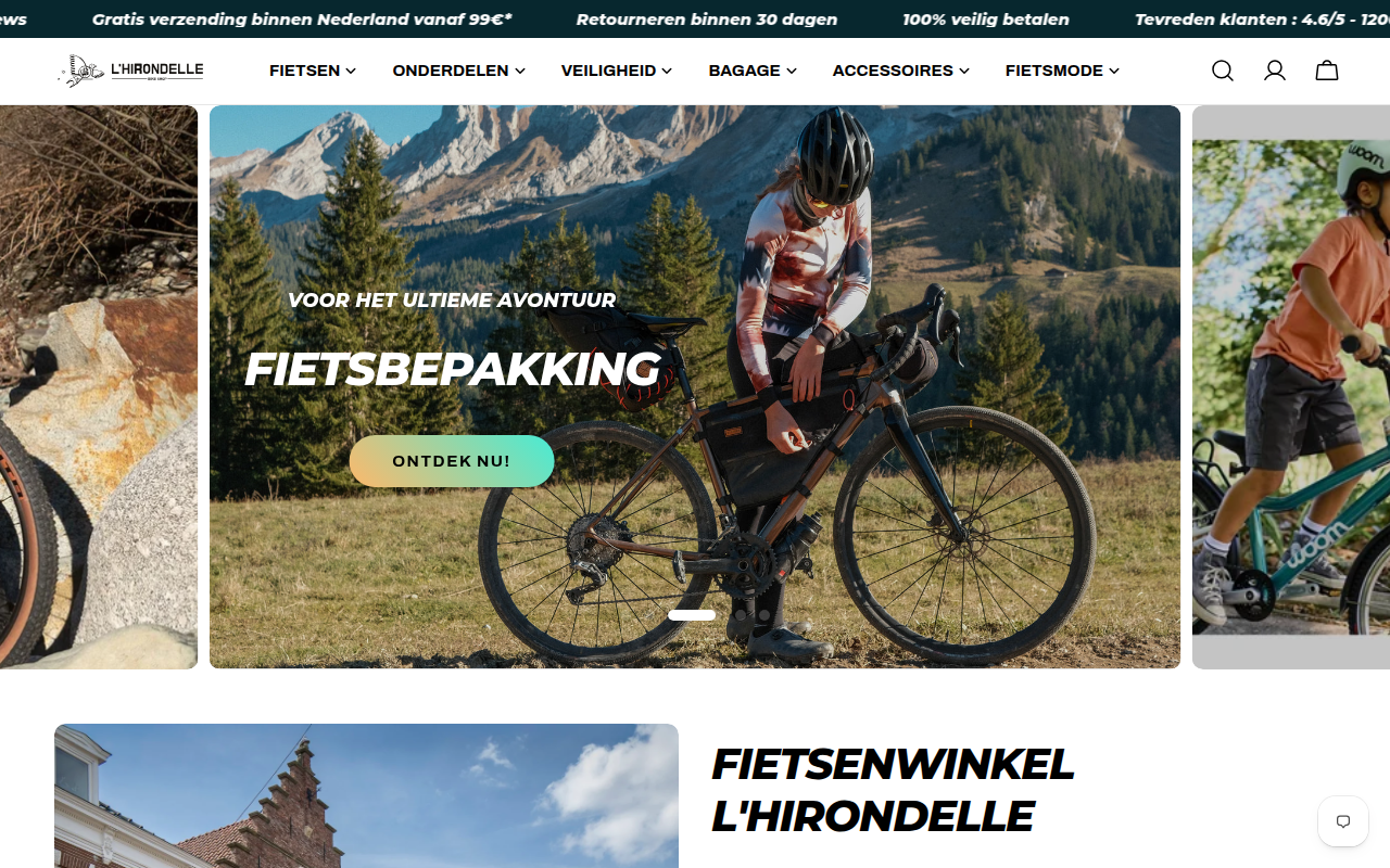 Screenshot van beastybike.nl