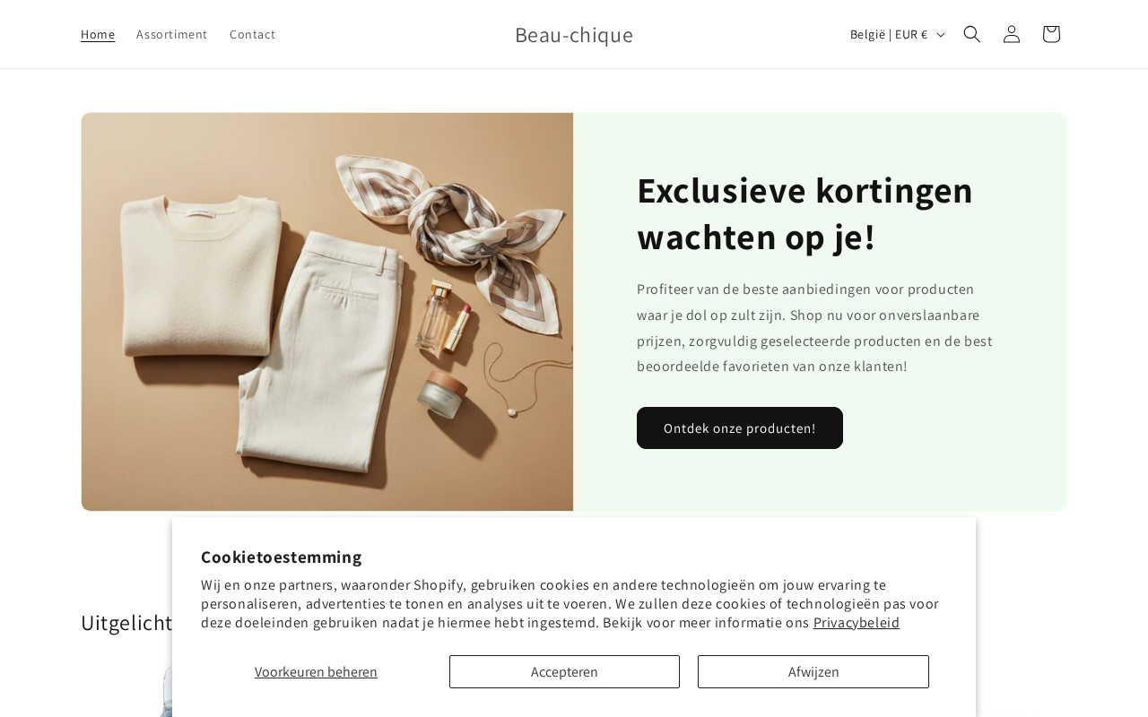 Screenshot van beau-chique.com